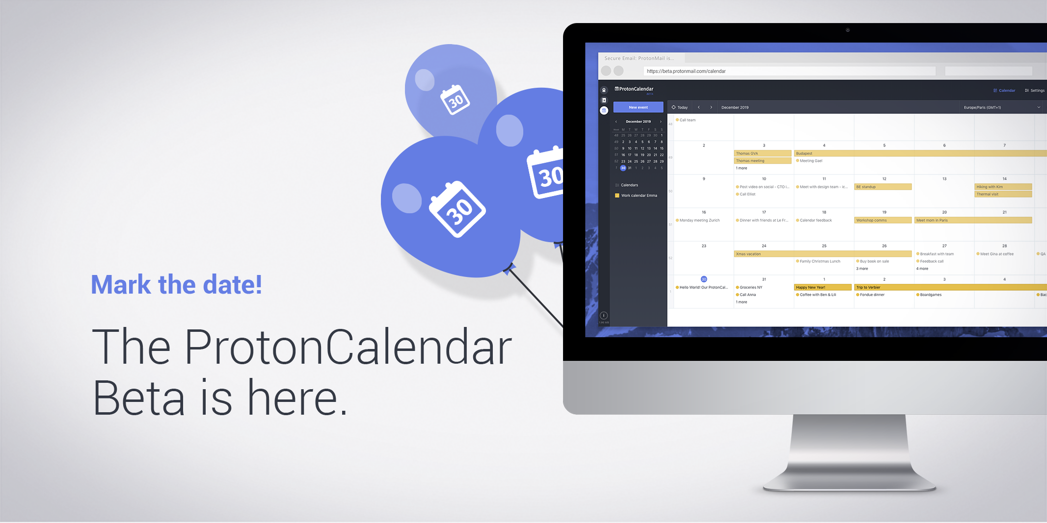 The ProtonCalendar beta is here